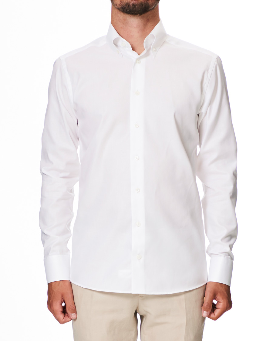 Herren | Hemden | Eton | Slim Fit Royal Oxford Button Down Shirt White