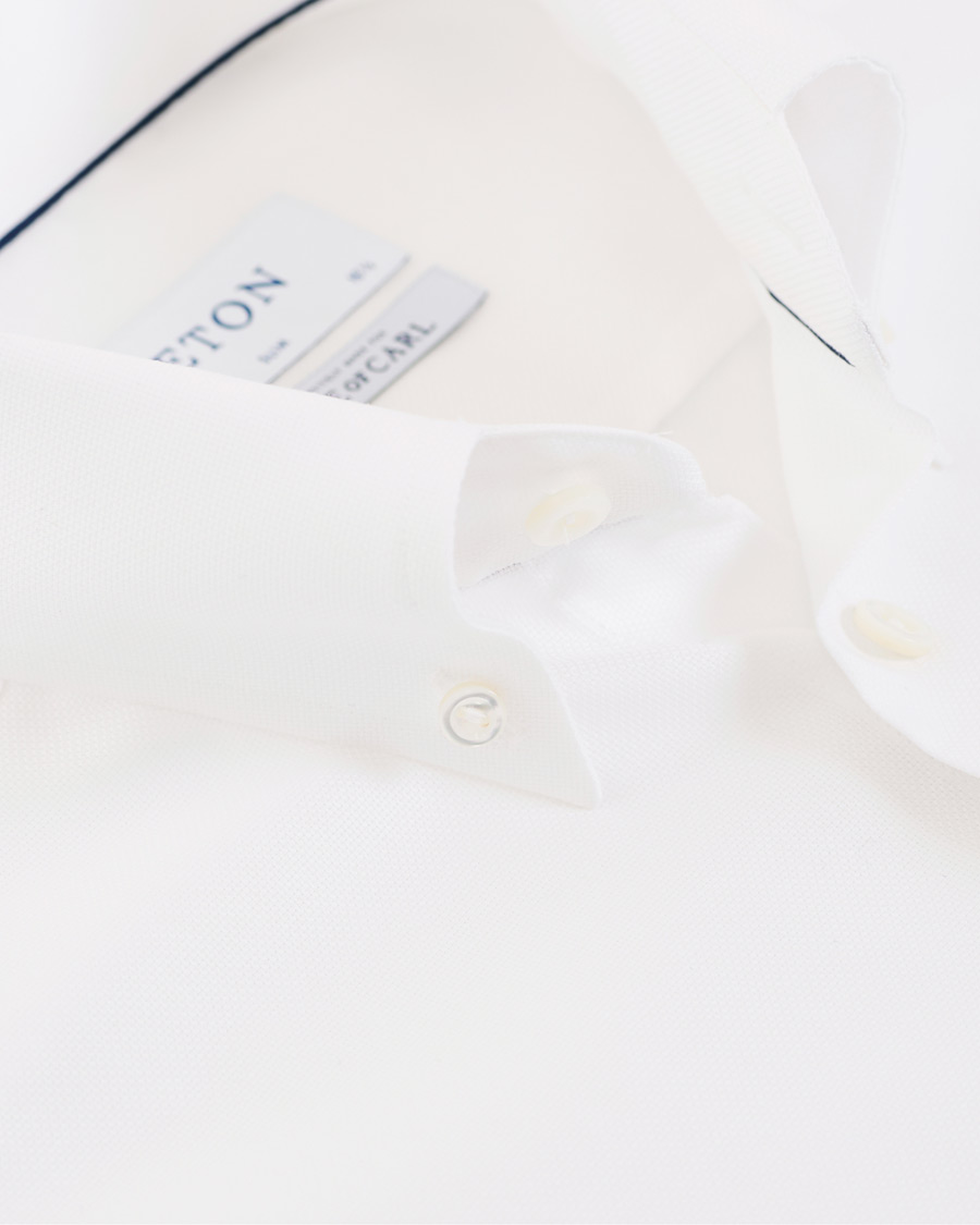 Herren | Hemden | Eton | Slim Fit Royal Oxford Button Down Shirt White
