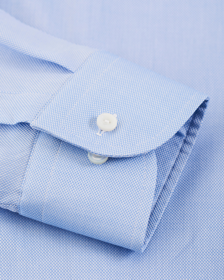 Herren | Hemden | Eton | Slim Fit Royal Oxford Button Down Shirt Light Blue