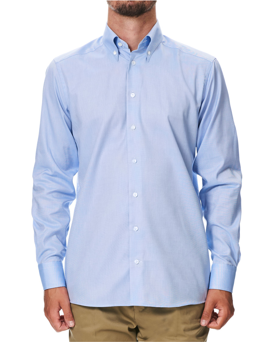 Herren | Hemden | Eton | Contemporary Fit Royal Oxford Button Down Shirt Light Blue