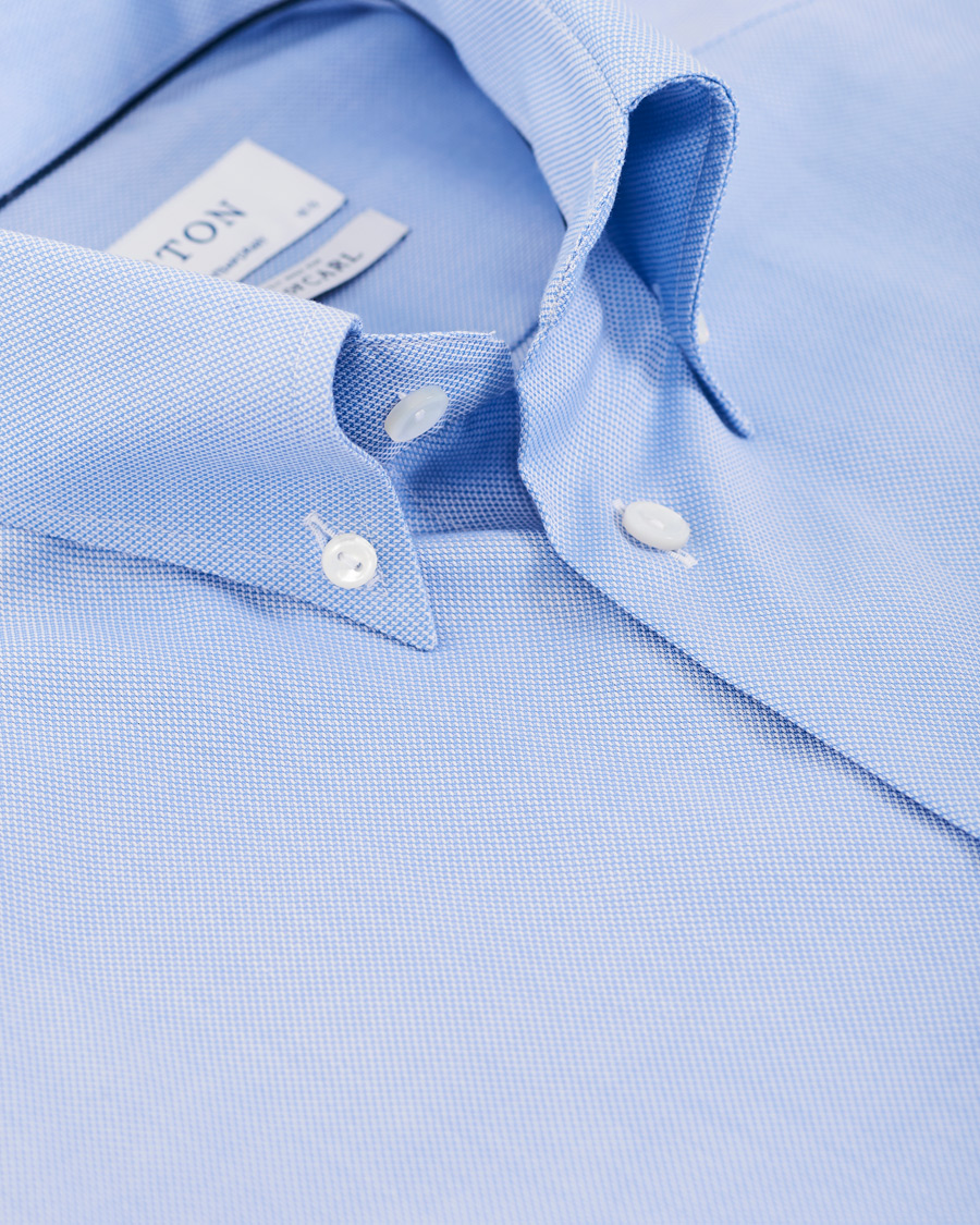Herren | Hemden | Eton | Contemporary Fit Royal Oxford Button Down Shirt Light Blue