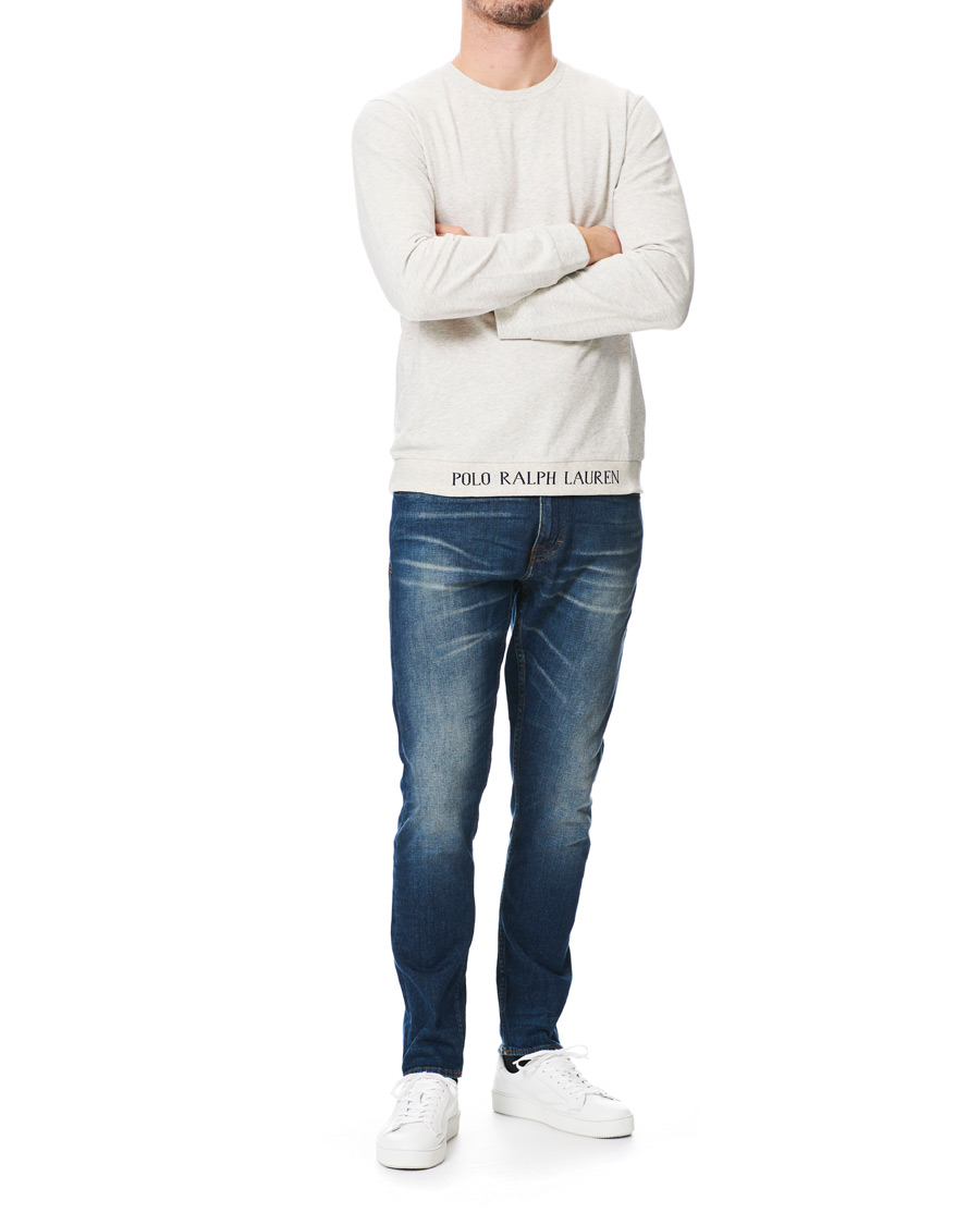Herren | Pullover | Polo Ralph Lauren | Logo Crew Neck Sweatshirt Heather Grey