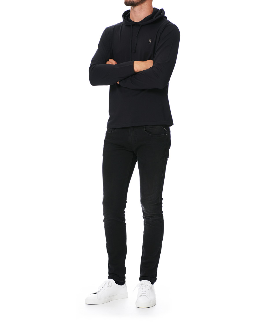 Herren | Pullover | Polo Ralph Lauren | Long Sleeve Hoodie Polo Black
