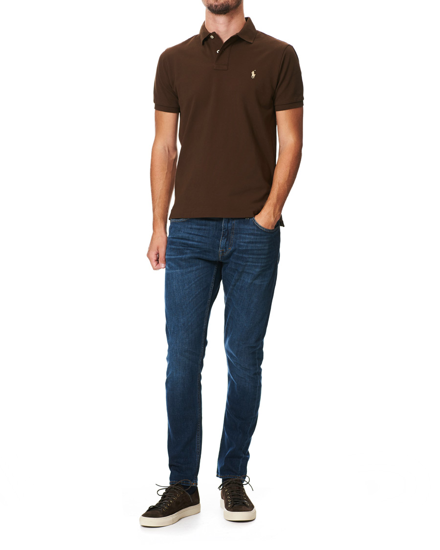 Herren | Poloshirts | Polo Ralph Lauren | Custom Slim Fit Polo Cooper Brown