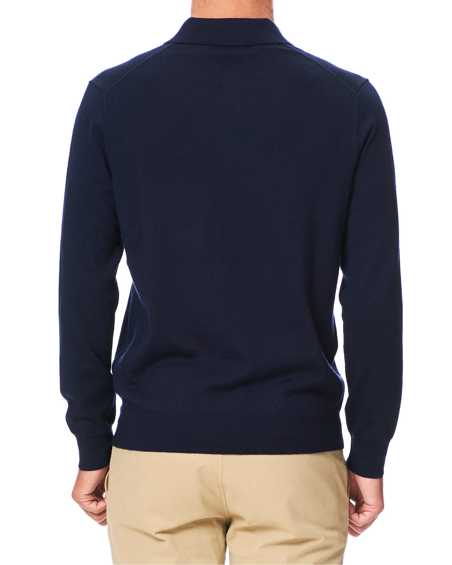 Herren | Pullover | Polo Ralph Lauren | Merino Knitted Polo Hunter Navy