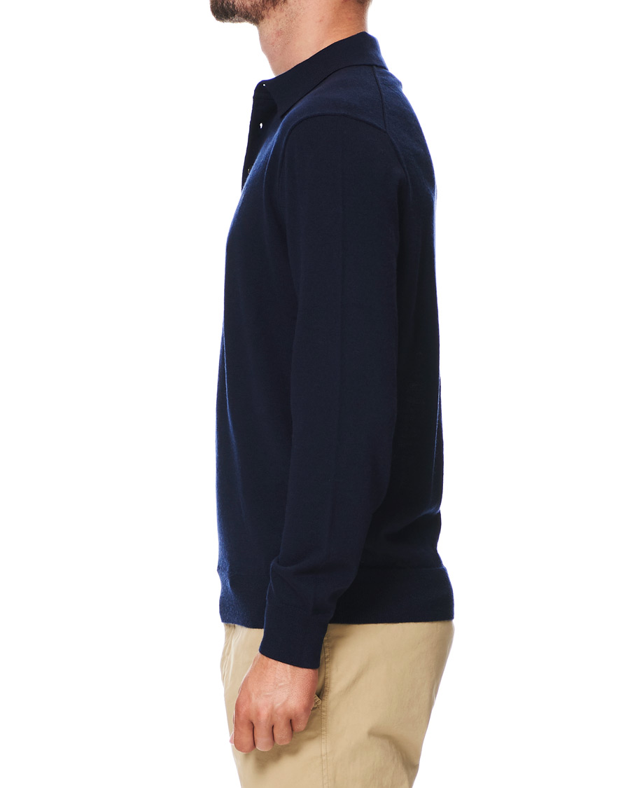 Herren | Pullover | Polo Ralph Lauren | Merino Knitted Polo Hunter Navy