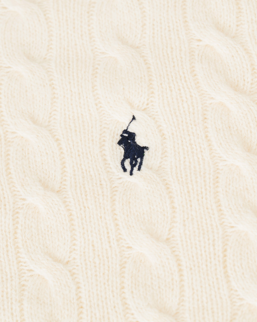 Herren | Pullover | Polo Ralph Lauren | Wool/Cashmere Cable Sweater Cream