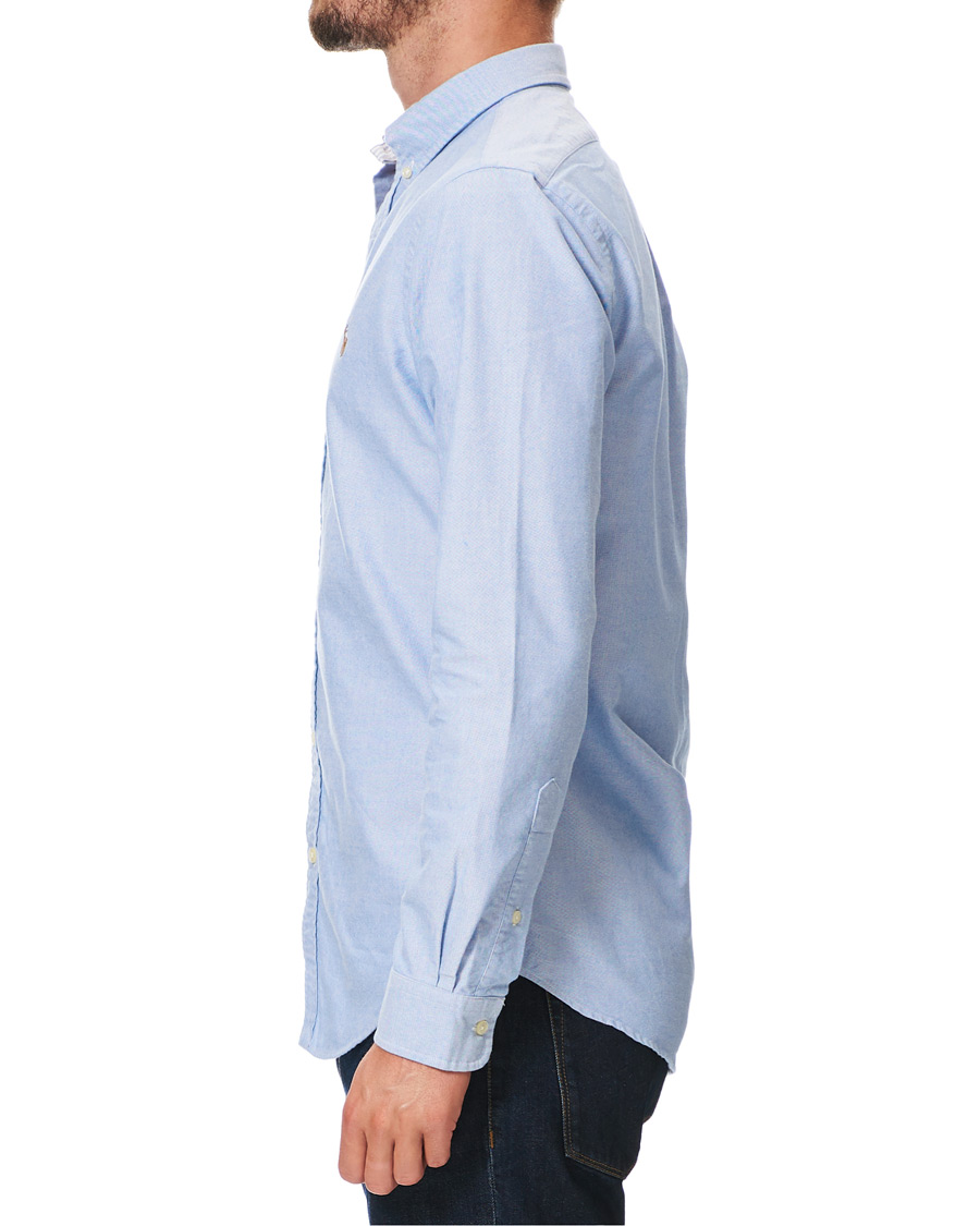 Herren | Hemden | Polo Ralph Lauren | Slim Fit Contrast Oxford Shirt Light Blue