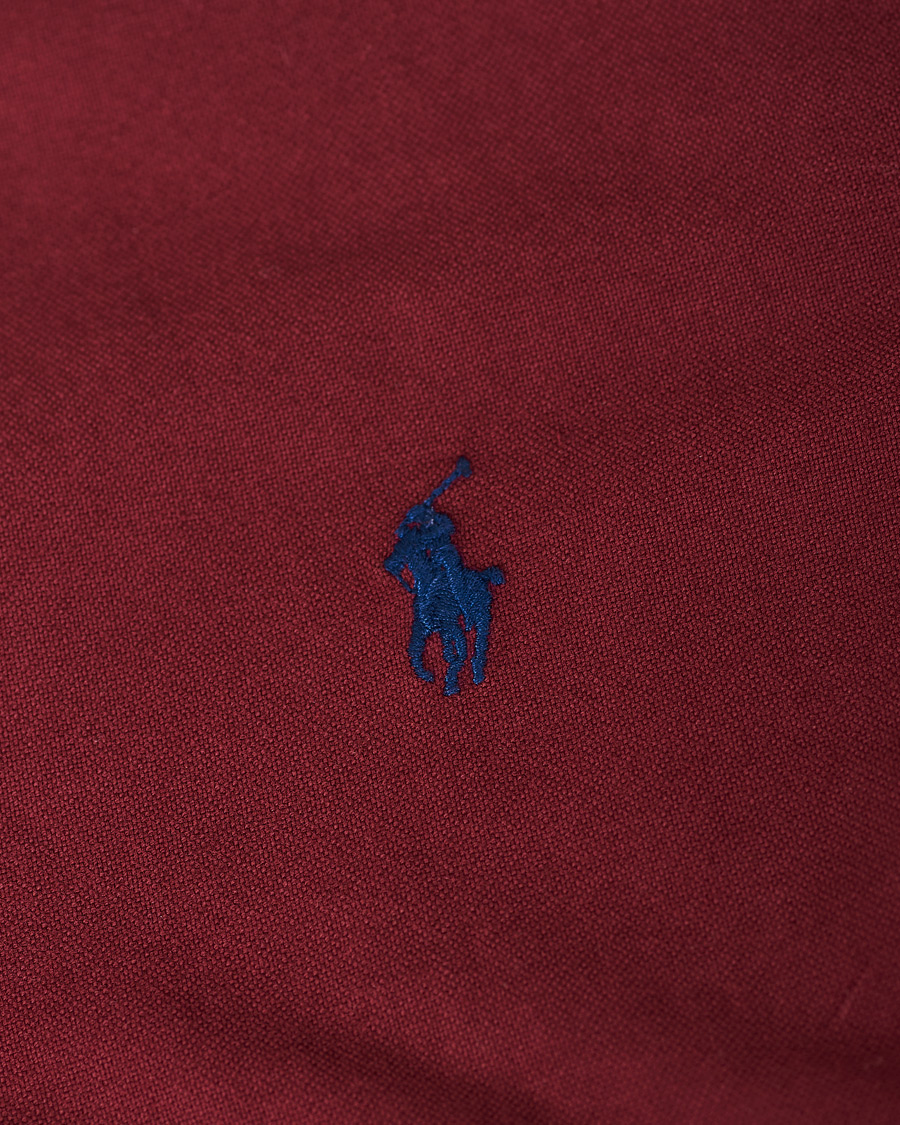 Herren | Hemden | Polo Ralph Lauren | Slim Fit Garment Dyed Oxford Shirt Wine