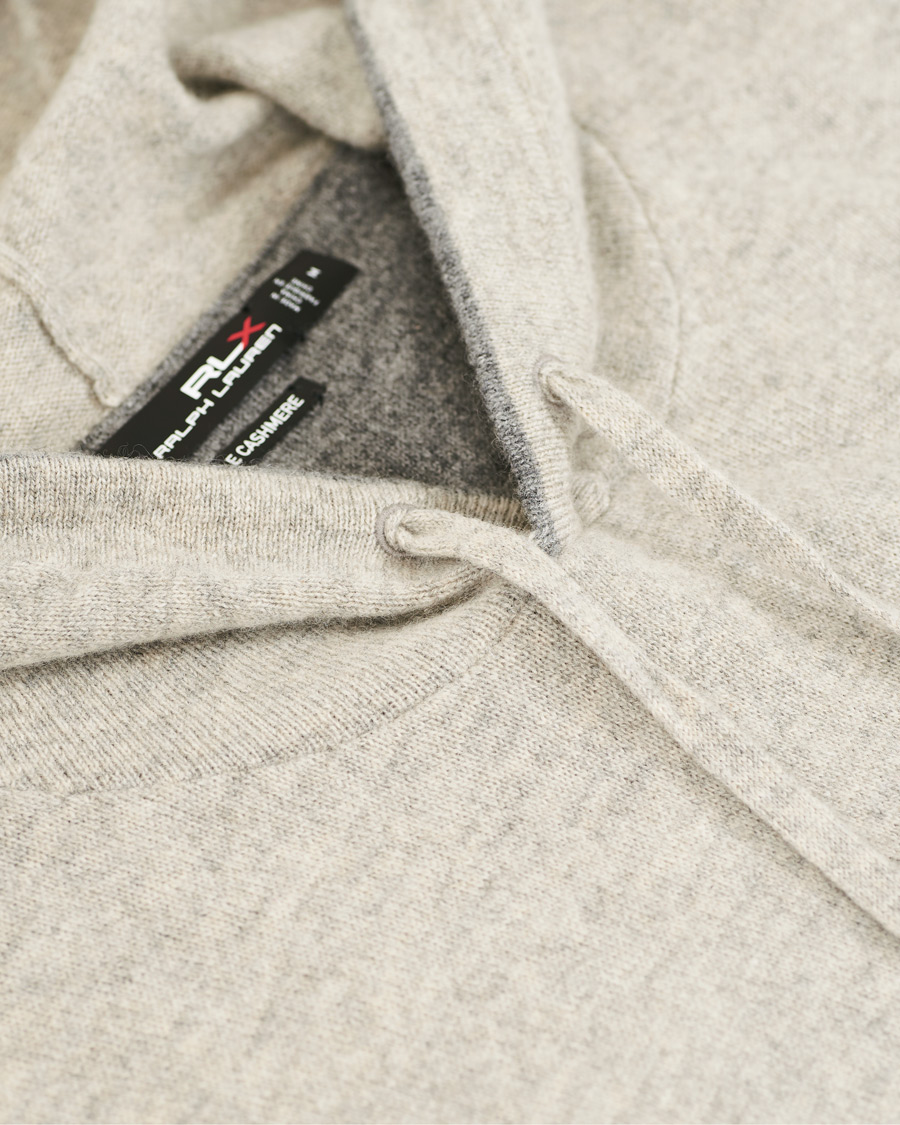 Herren | Pullover | RLX Ralph Lauren | Washable Cashmere Hoodie Dark Sport Heather