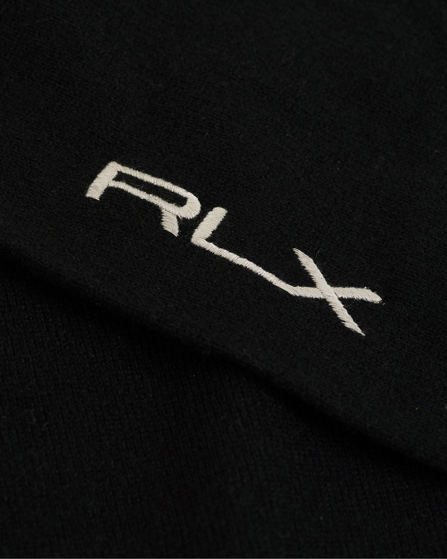 Herren | Pullover | RLX Ralph Lauren | Washable Cashmere Hoodie Black
