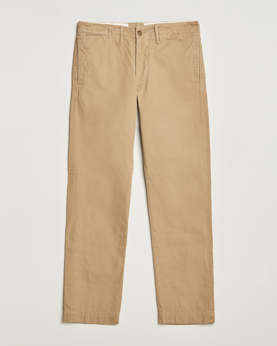 Herren | | RRL | Officers Flat Pant New Military Khaki