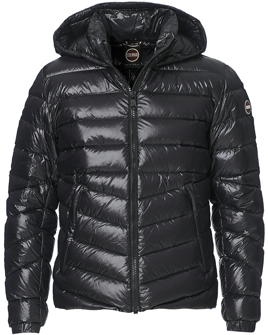 Herren | Jacken | Colmar | Blaze High Shine Down Hooded Jacket Black