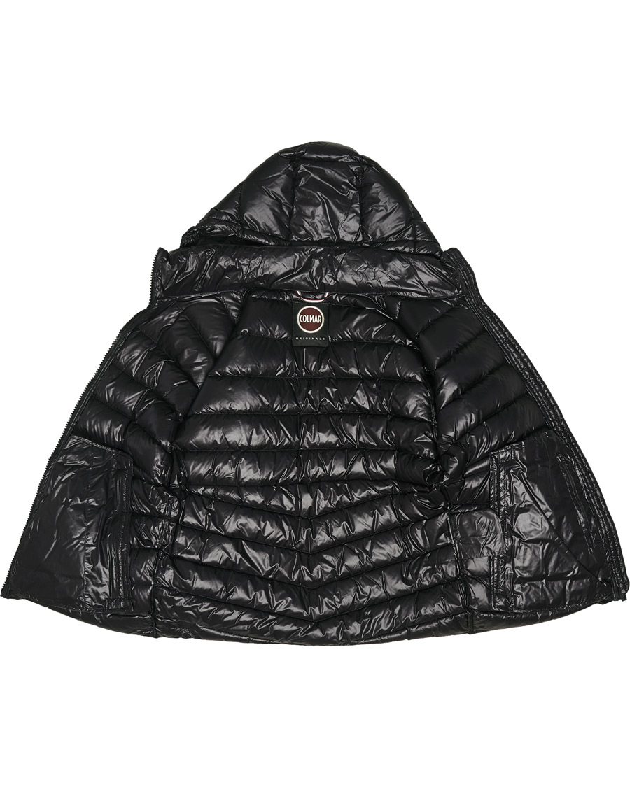 Herren | Jacken | Colmar | Blaze High Shine Down Hooded Jacket Black