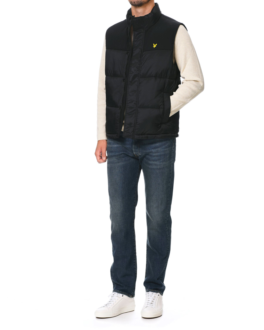Herren | Jacken | Lyle & Scott | Wadded Gilet Vest Black