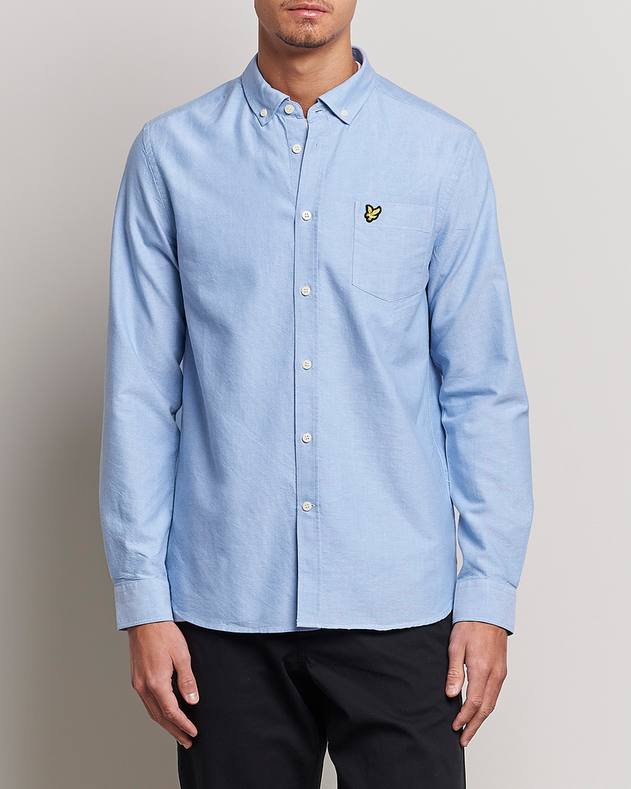 Herren | Lyle & Scott | Lyle & Scott | Lightweight Oxford Shirt Riviera Blue