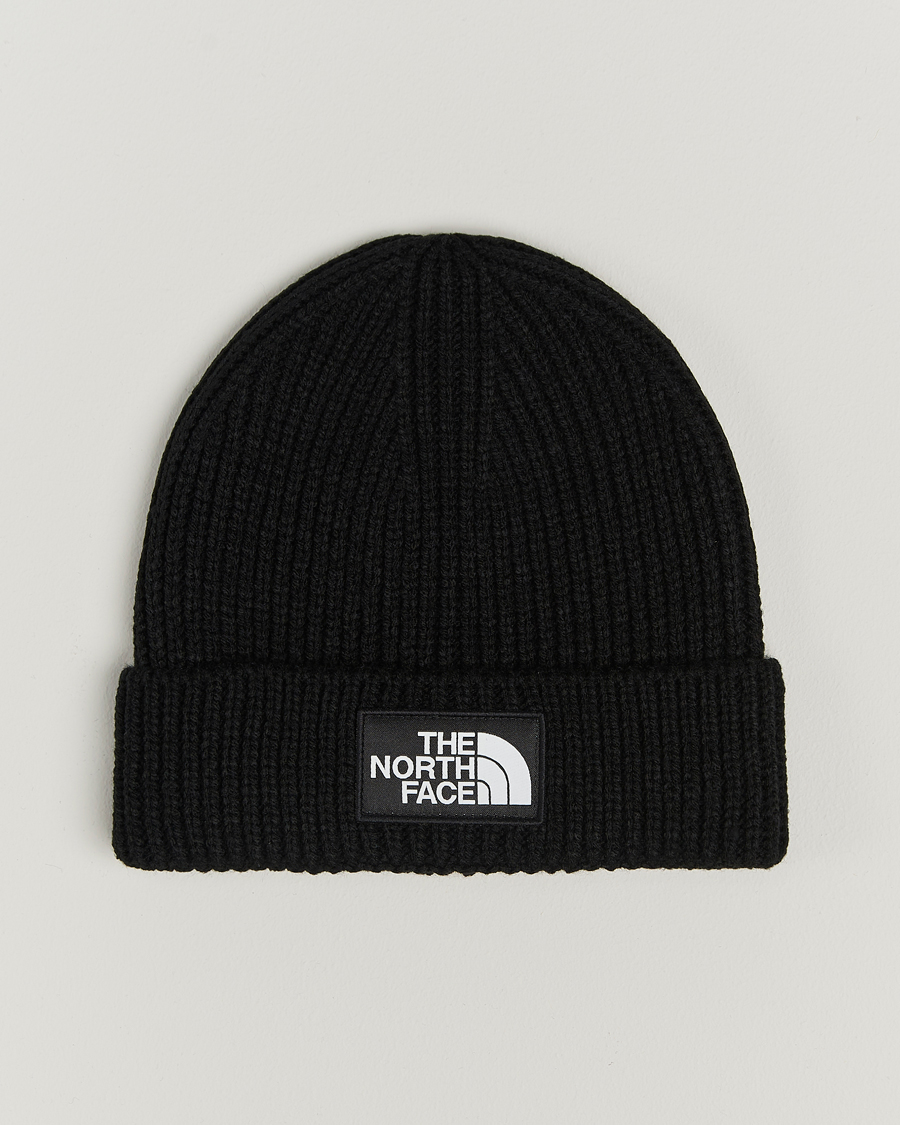 Herren | The North Face Logo Box Cuffed Beanie Black | The North Face | Logo Box Cuffed Beanie Black