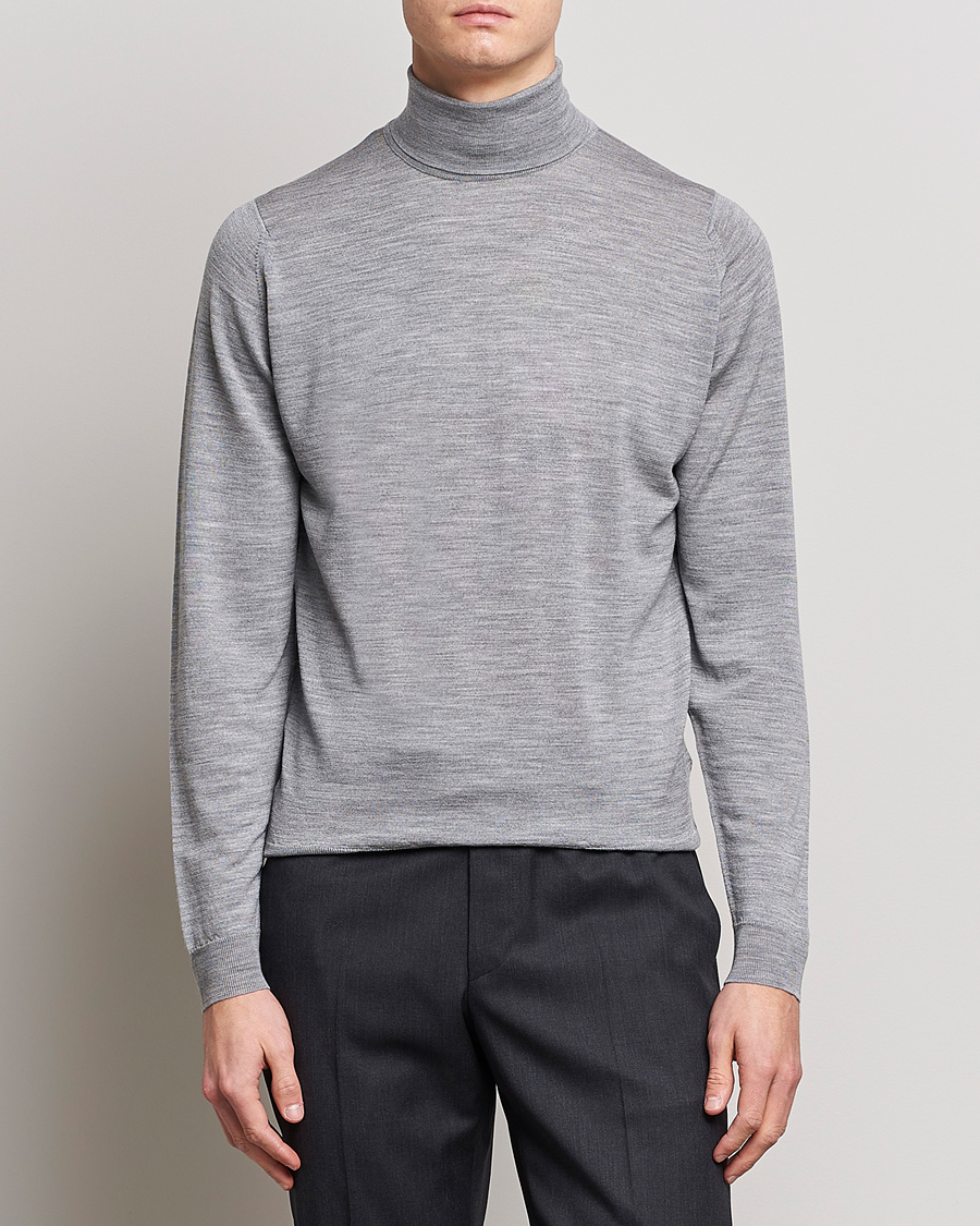 Herren | John Smedley | John Smedley | Cherwell Extra Fine Merino Rollneck Silver