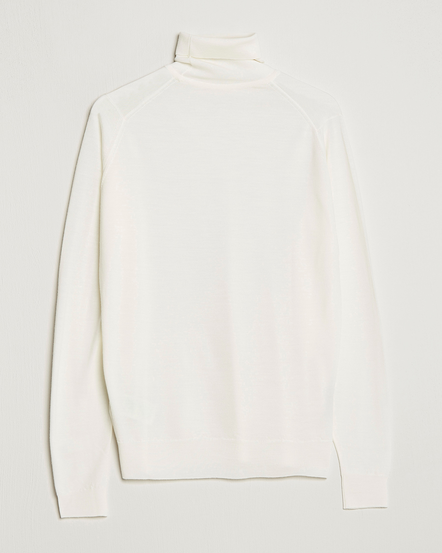 Herren | Pullover | John Smedley | Cherwell Extra Fine Merino Rollneck Snow White
