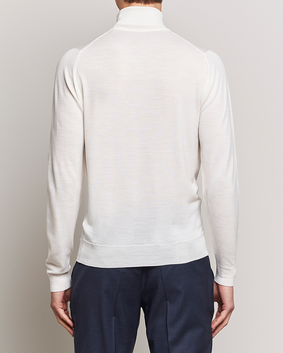 Herren | Pullover | John Smedley | Cherwell Extra Fine Merino Rollneck Snow White
