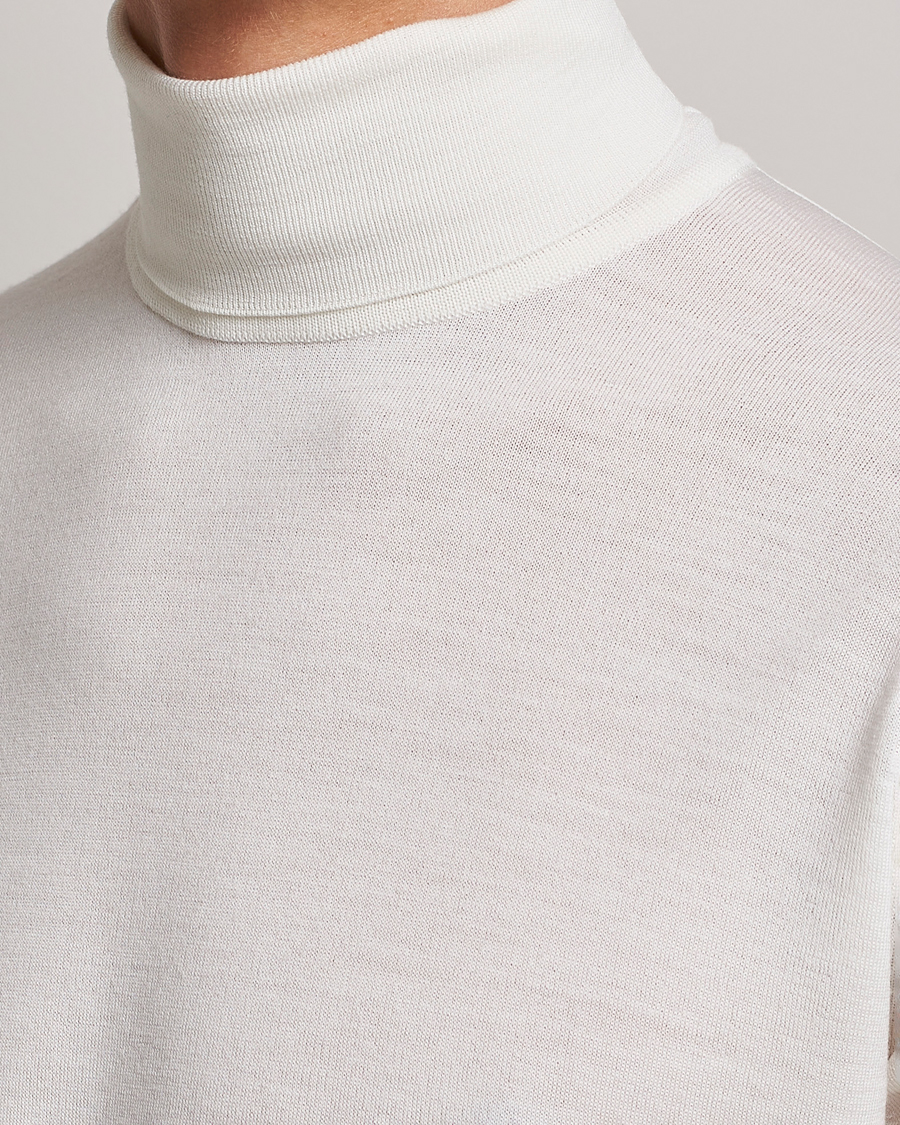 Herren | Pullover | John Smedley | Cherwell Extra Fine Merino Rollneck Snow White