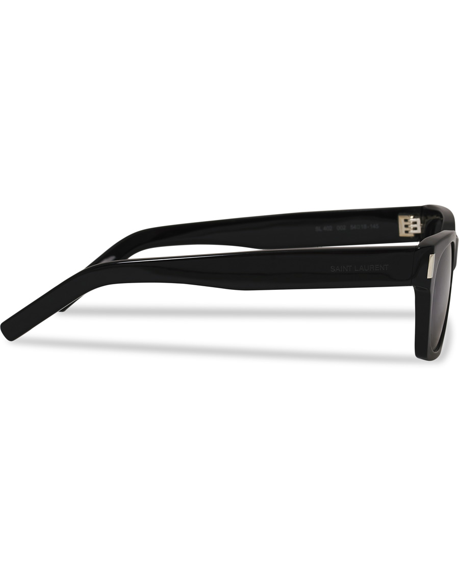 Herren | Saint Laurent SL 402 Sunglasses Black/Silver | Saint Laurent | SL 402 Sunglasses Black/Silver
