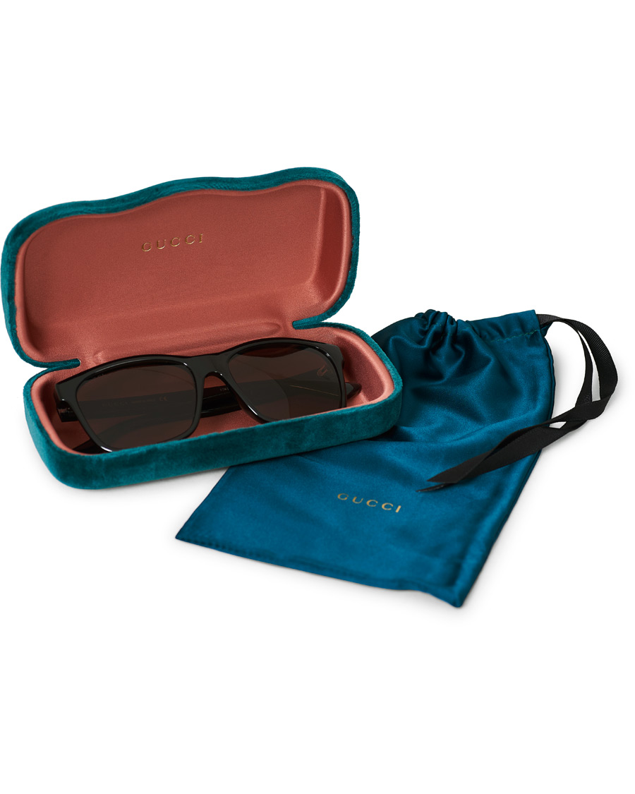 Herren | Gucci GG0746S Sunglasses Black/Brown | Gucci | GG0746S Sunglasses Black/Brown
