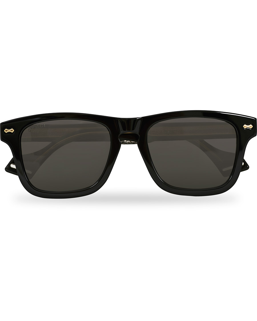 Herren | Gucci GG0735S Sunglasses Black/Grey | Gucci | GG0735S Sunglasses Black/Grey