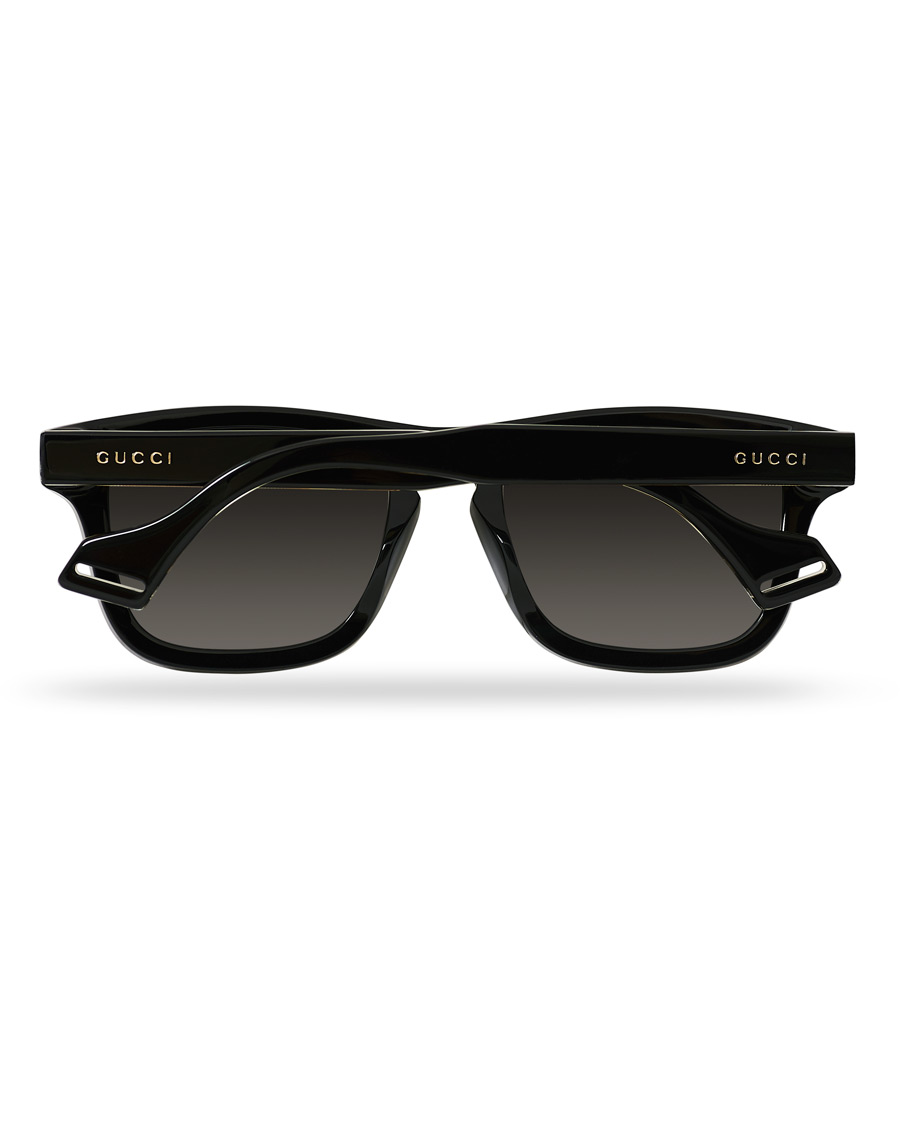Herren | Gucci GG0735S Sunglasses Black/Grey | Gucci | GG0735S Sunglasses Black/Grey