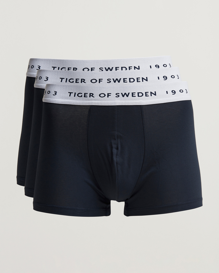 Herren | | Tiger of Sweden | Hermod Cotton 3-Pack Boxer Brief Navy