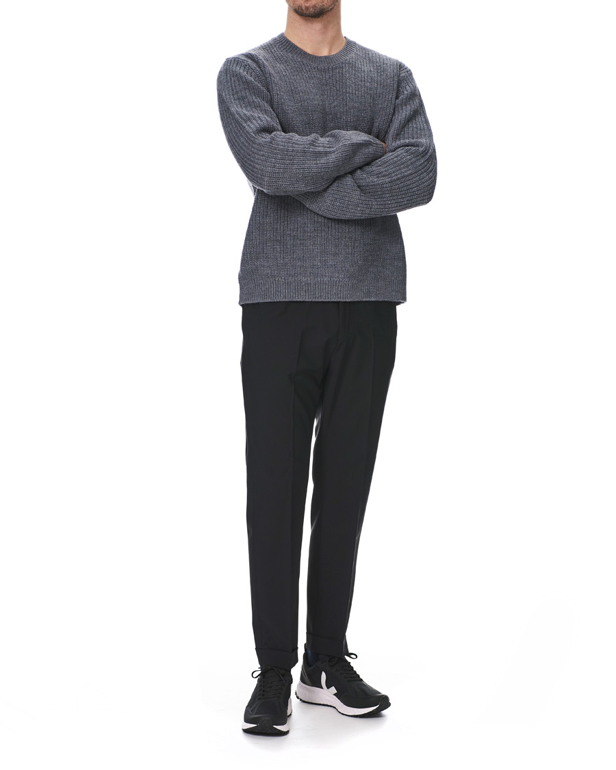 Herren | Pullover | Tiger of Sweden | Puffin Wool Merino Crew Neck Grey
