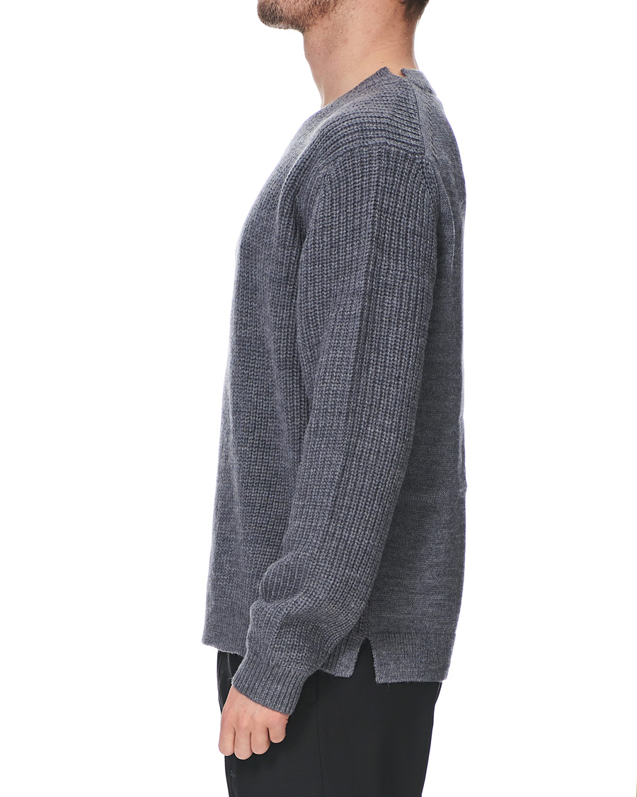 Herren | Pullover | Tiger of Sweden | Puffin Wool Merino Crew Neck Grey
