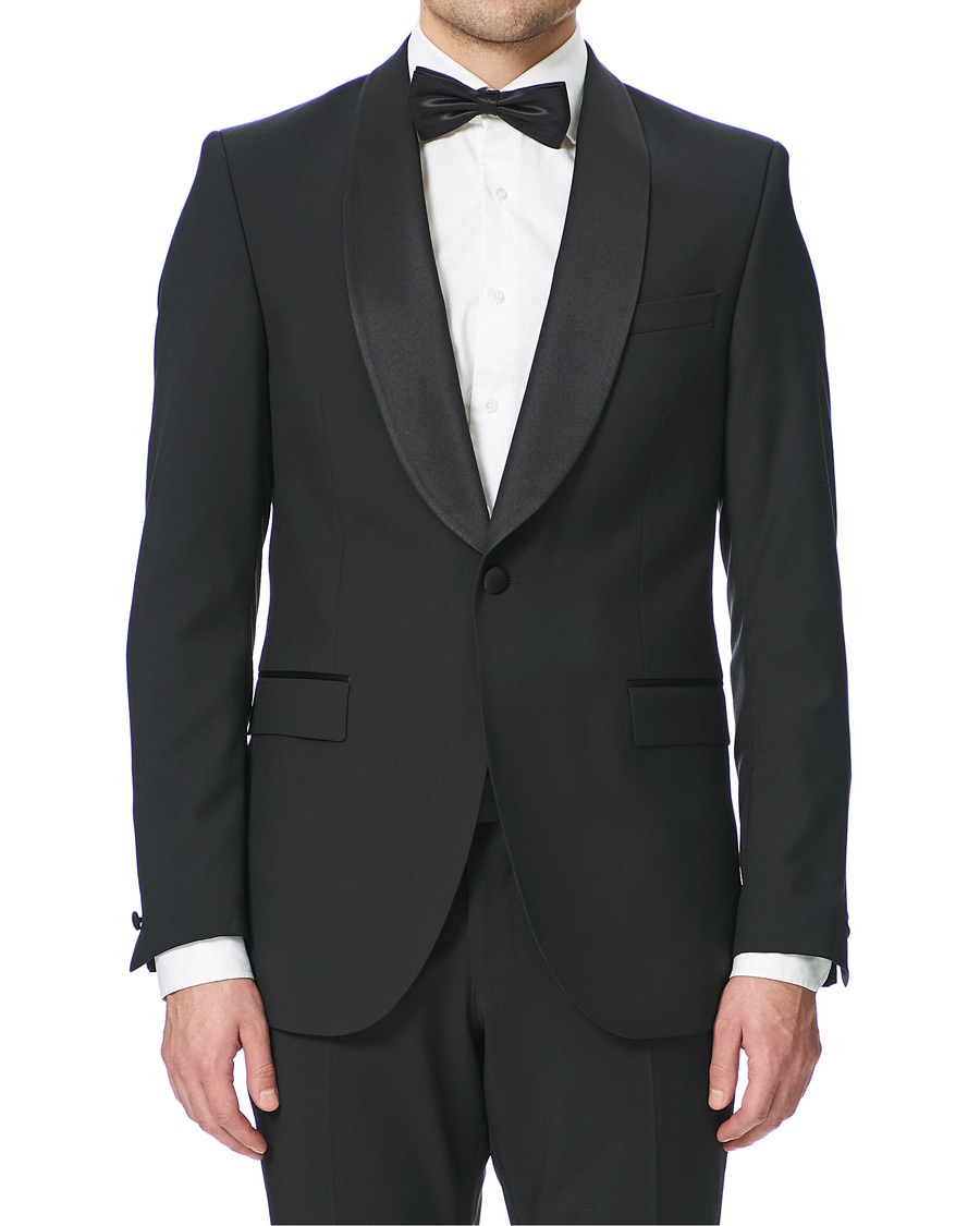 Herren | Anzüge | Tiger of Sweden | Janson Tuxedo Shawl Collar Blazer Black