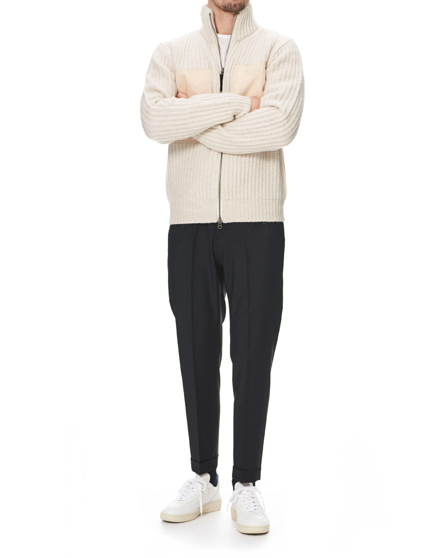 Herren | Pullover | Tiger of Sweden Jeans | Rynger Wool Full Zip Beige