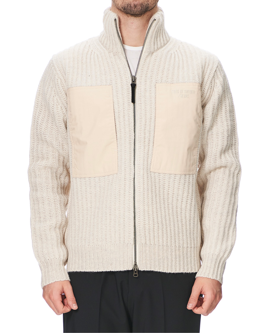 Herren | Pullover | Tiger of Sweden Jeans | Rynger Wool Full Zip Beige