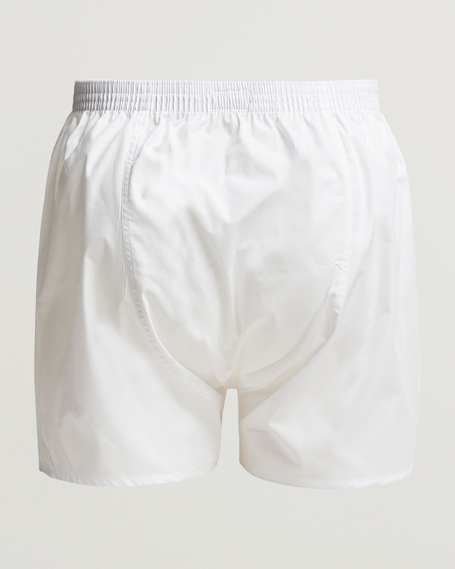 Herren | Unterwäsche | Derek Rose | Classic Fit Cotton Boxer Shorts White