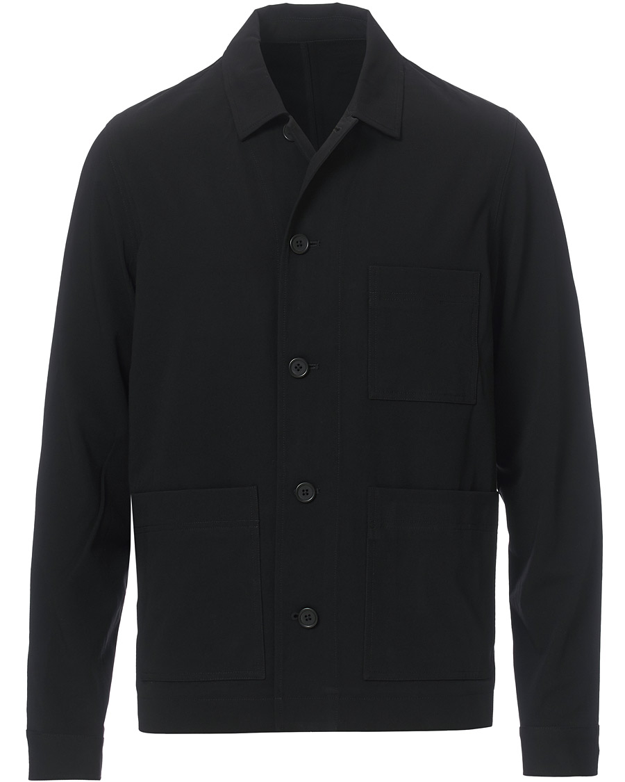 Herren | Hemden | Samsøe Samsøe | Samsøe & Samsøe Worker X Shirt Jacket Black
