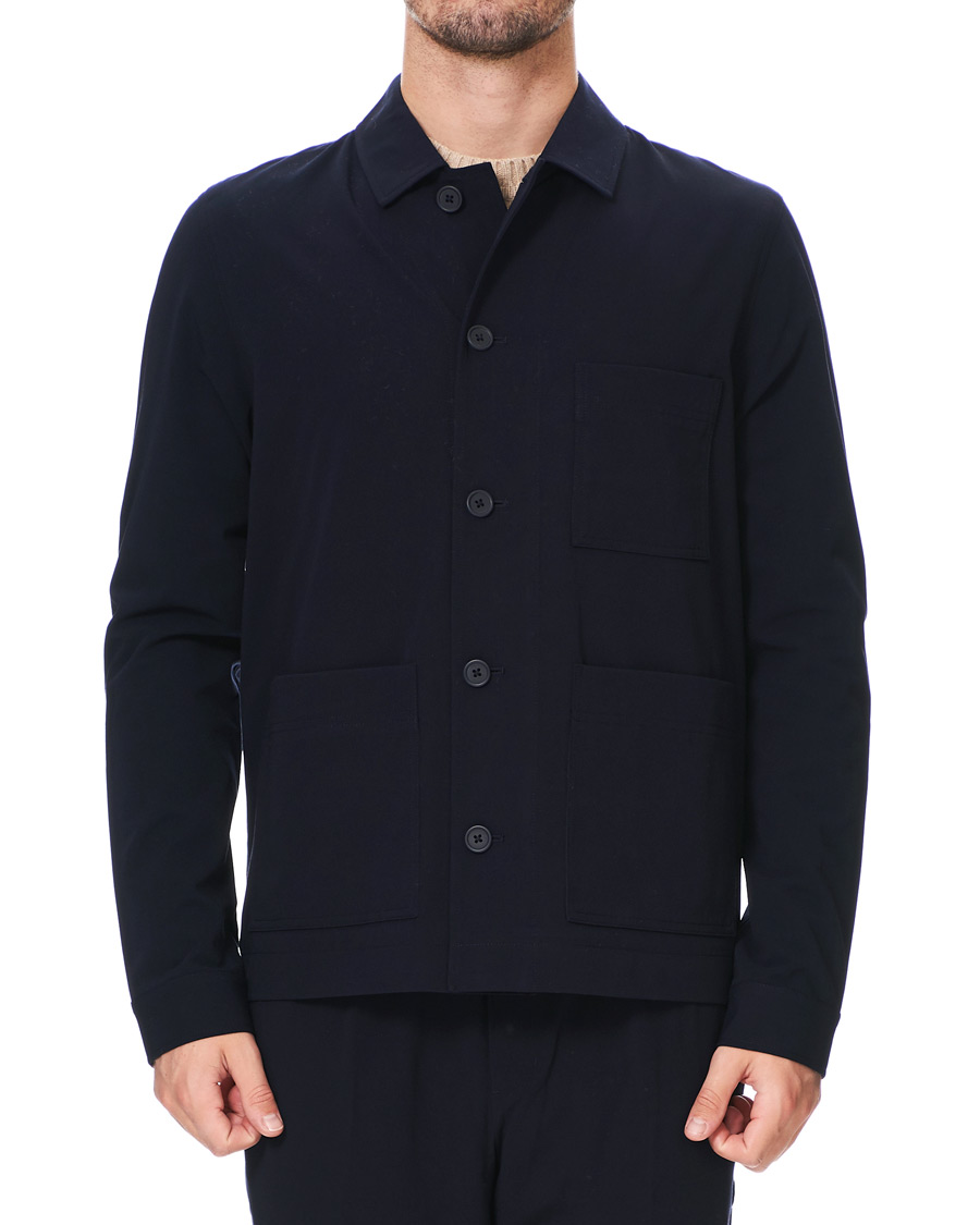 Herren | Hemden | Samsøe Samsøe | Samsøe & Samsøe Worker X Shirt Jacket Night Sky