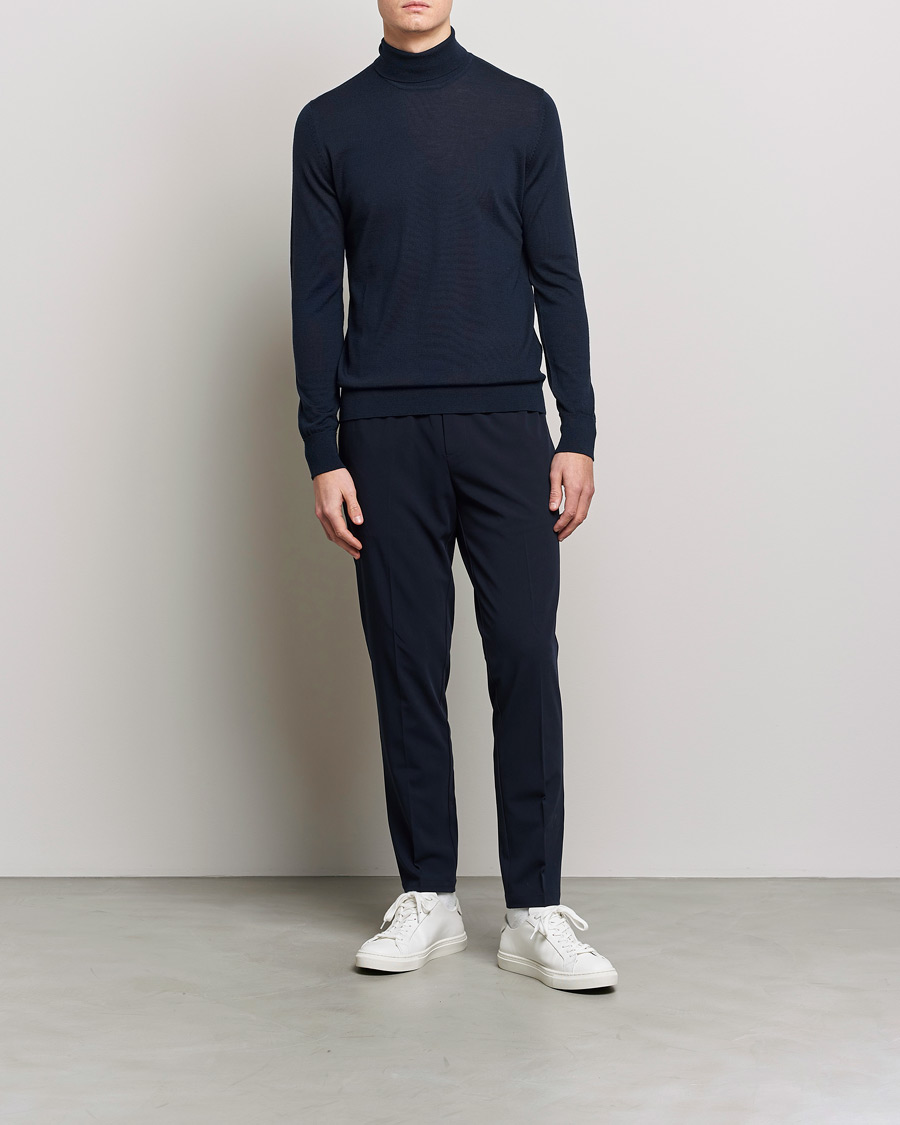 Herren | Hosen | Samsøe Samsøe | Smithy Drawstring Trousers Night Sky
