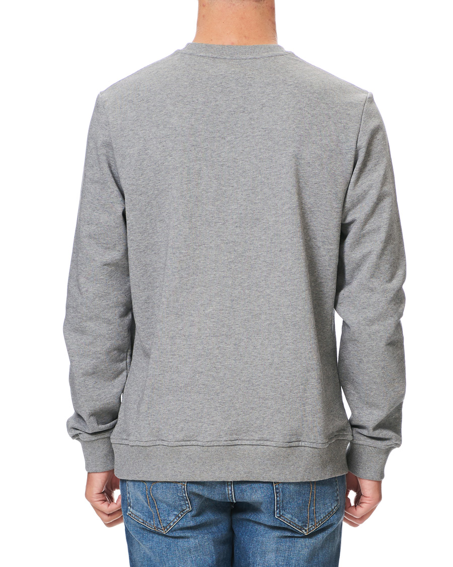 Herren | Pullover | Samsøe Samsøe | Samsøe & Samsøe Hugo Organic Cotton Crew Neck Sweat Grey Mel