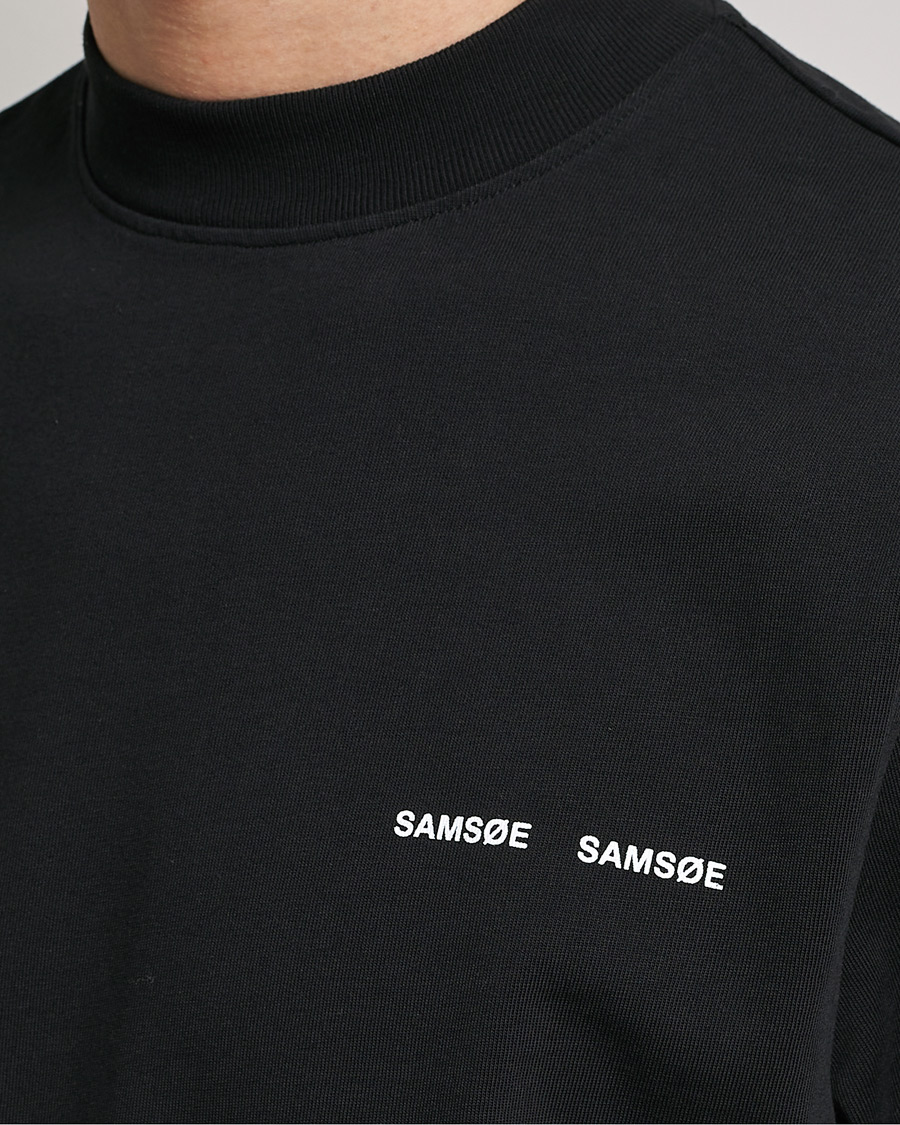 Herren | T-Shirts | Samsøe Samsøe | Norsbro Organic Cotton Tee Black