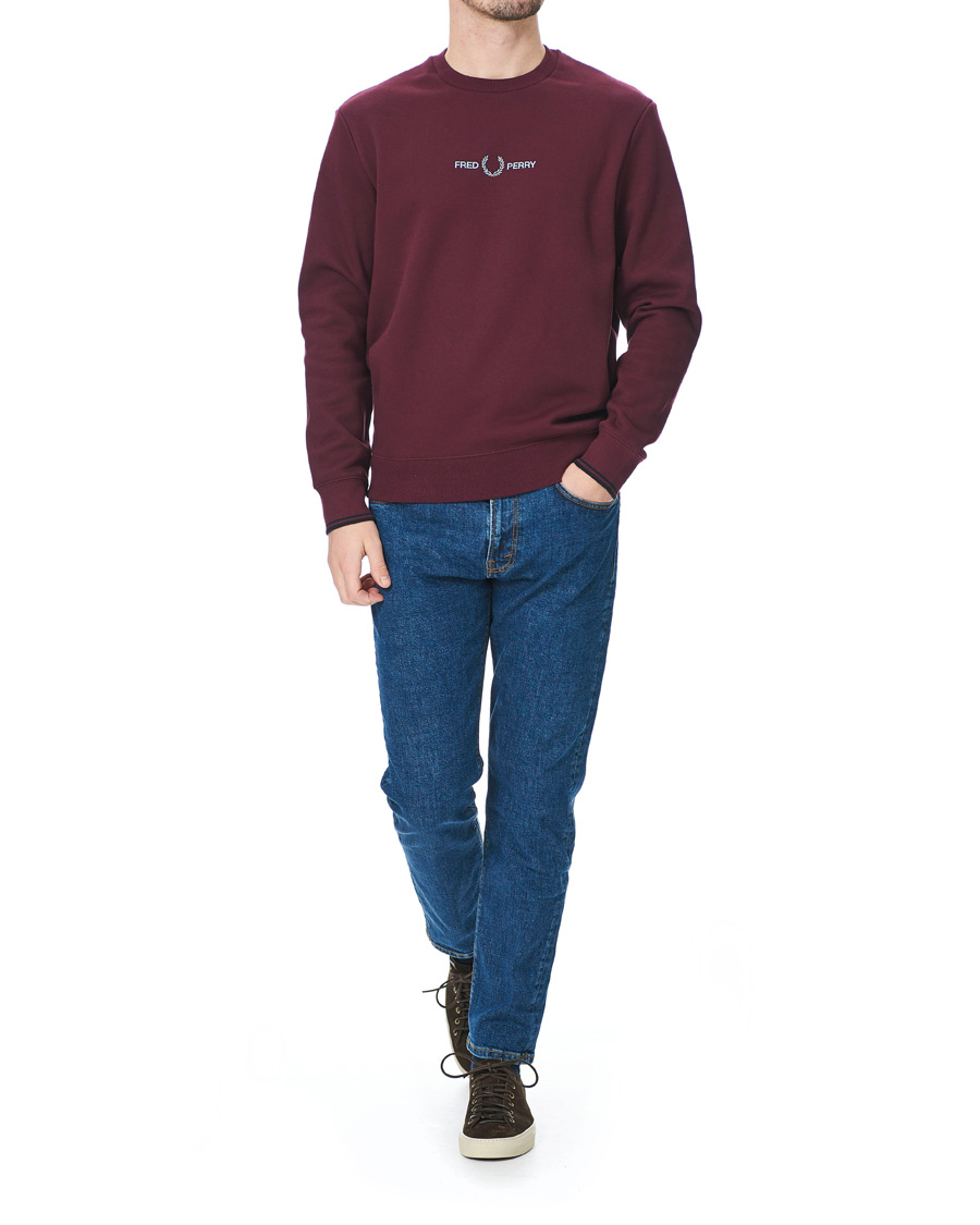 Herren | Pullover | Fred Perry | Graphic Sweatshirt Mahogany