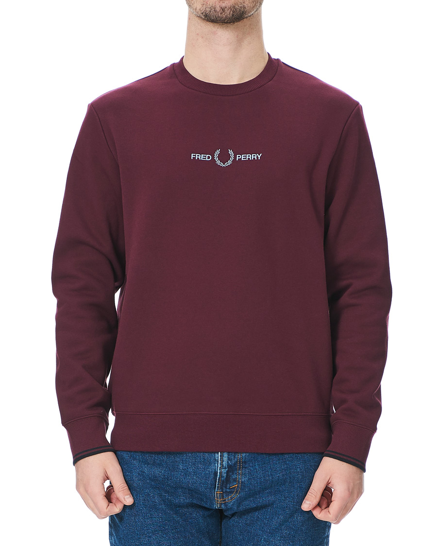 Herren | Pullover | Fred Perry | Graphic Sweatshirt Mahogany