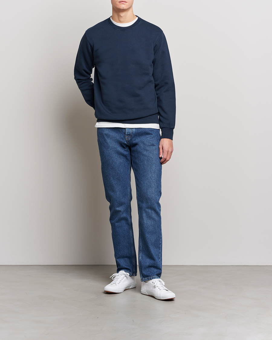 Colorful Standard Classic Organic Crew Neck Sweat Navy Blue bei Care of Car