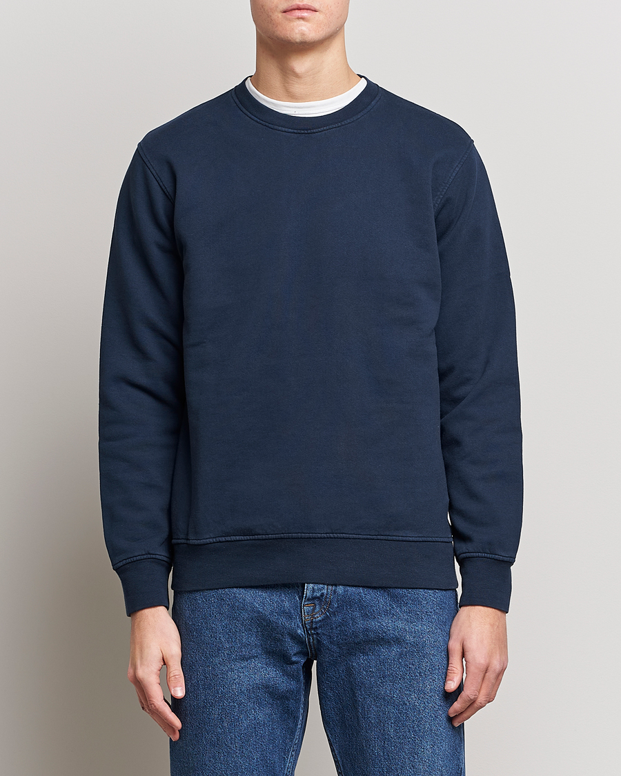 Herren | Wardrobe basics | Colorful Standard | Classic Organic Crew Neck Sweat Navy Blue