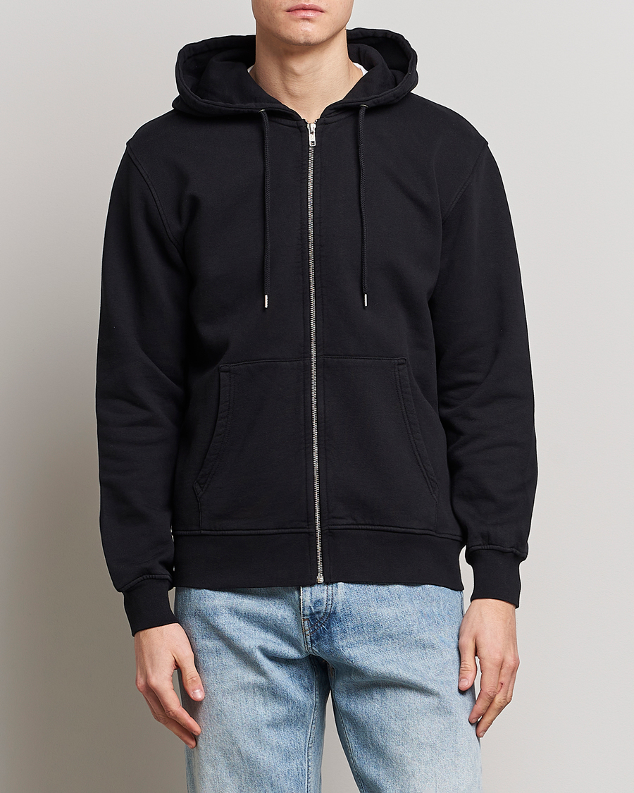 Herr |  | Colorful Standard | Classic Organic Full Zip Hood Deep Black