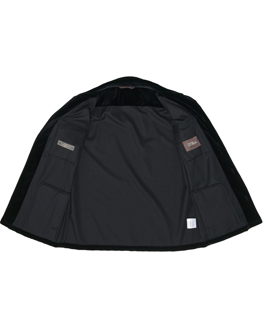 Herren | Hemden | Oscar Jacobson | Holger Velvet Shirt Jacket Black