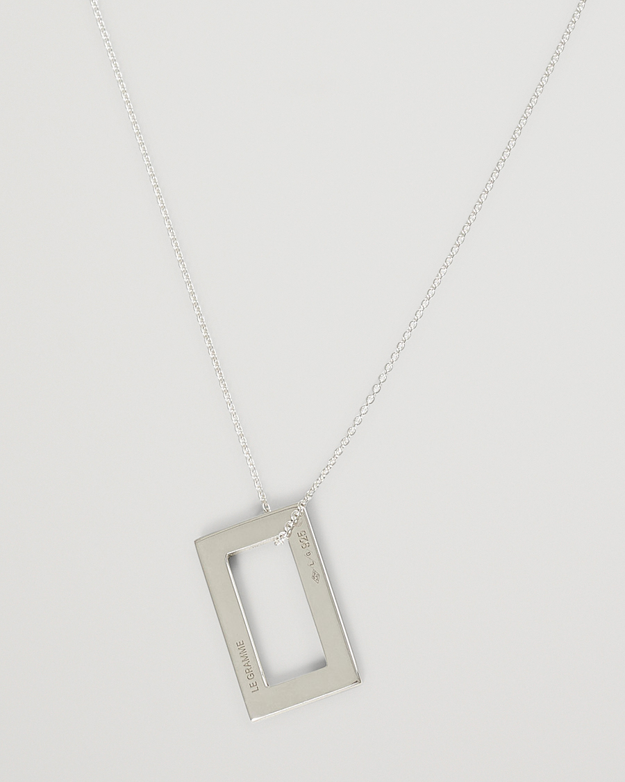 Herren | LE GRAMME Rectangular Necklace Le 3.4 Sterling Silver | LE GRAMME | Rectangular Necklace Le 3.4 Sterling Silver