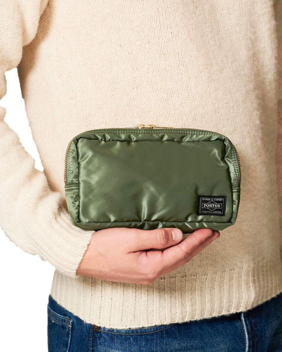 Herren | Porter-Yoshida & Co. Tanker Pouch Sage Green | Porter-Yoshida & Co. | Tanker Pouch Sage Green
