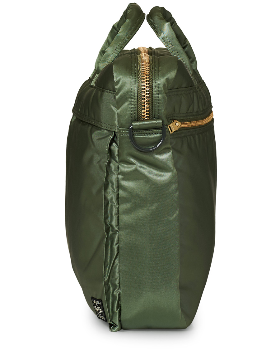 Herren | Porter-Yoshida & Co. Tanker 2Way Briefcase Sage Green | Porter-Yoshida & Co. | Tanker 2Way Briefcase Sage Green